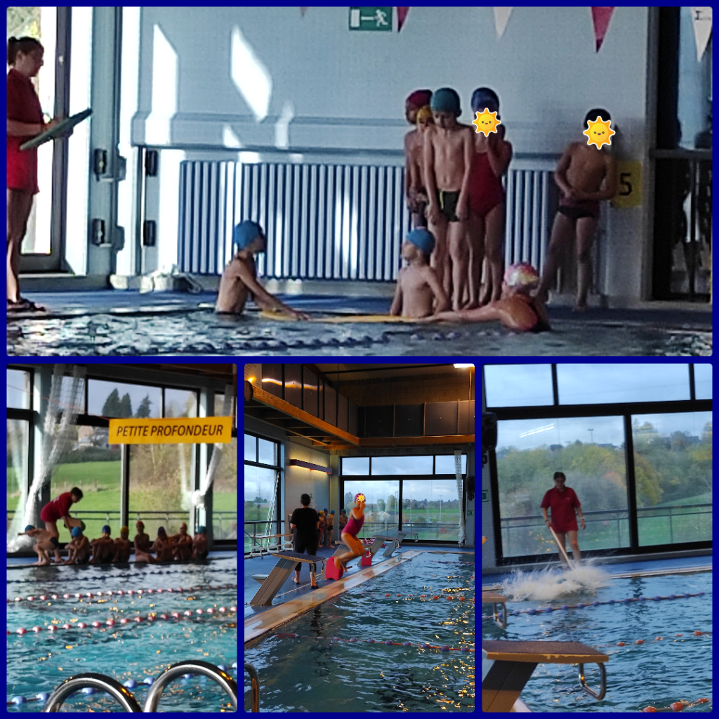Natation à la piscine de Dison Ecole communale fondamentale de Fonds